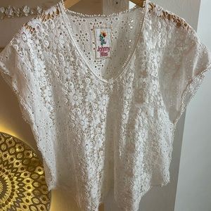 Johnny Was cotton blouse